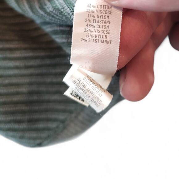 OFFLINE Aerie Real Me Ribbed Quarter Zip Sweater Athleisure Loungewear Green S - Picture 7 of 8